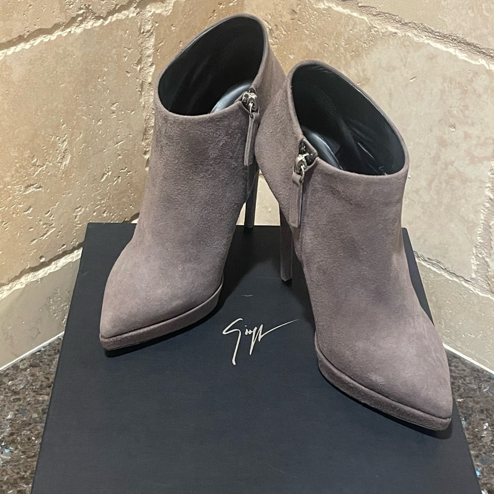 Giuseppe Zanotti Suede Booties - Picture 7 of 13